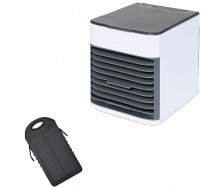 Мини кондиционер портативный Cold Air Ultra 3в1 переносной компактный охладитель очиститель увлажнитель воздуха+Power Bank Solar 30000mAh