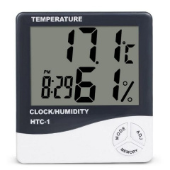 Електронний кімнатний термометр гігрометр Ketotek НТС-1 Калуш