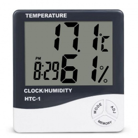 Электронный комнатный термометр гигрометр Ketotek НТС-1