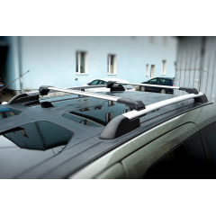 Поперечен на рейлинги под ключ Skybar V1 (2 шт) Серый для Peugeot Partner Tepee 2008-2018 гг. Ивано-Франковск