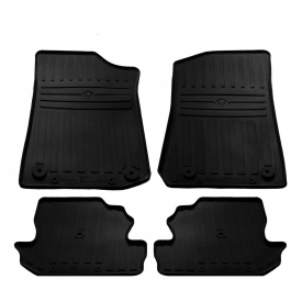 Резиновые коврики (4 шт, Stingray Premium) Для 3 дверного для Jeep Wrangler 2018↗ гг.