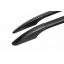 Рейлинги Черные XL база, пластиковая ножка для Peugeot Expert 2017↗ гг. Софіївська Борщагівка