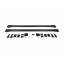 Поперечный багажник на рейлинги (с ключем) Серый цвет для Chevrolet Trax 2012↗ гг. Івано-Франківськ
