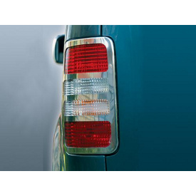 Накладки на стопы V1 (2 шт, нерж) OmsaLine - Итальянская нержавейка для Volkswagen Caddy 2010-2015 гг.
