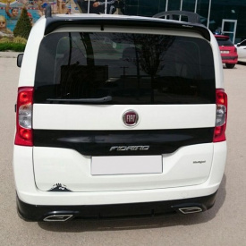 Накладка на задний бампер AMG (под покраску) для Fiat Fiorino/Qubo 2008↗ гг.