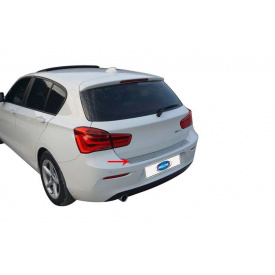 Накладка на задний бампер OmsaLine (нерж.) для BMW 1 серия F20/21 2011-2019 гг.