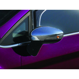 Накладки на зеркала (2 шт, пласт) OmsaLine - Турция для Ford B-Max 2012-2017 гг.