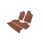 Коврики EVA (3 ряда, коричневые) для Seat Alhambra 1996-2010 гг. Рівне