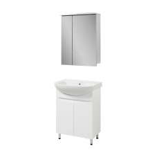 Комплект для ванної кімнати Пектораль 60 + дзеркальна шафа 60 LED Хмельницький