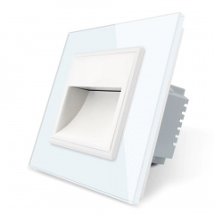 Светильник для лестниц подсветка пола Livolo белый стекло (722800611) Кропивницький