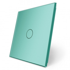 Сенсорная панель выключателя Livolo (1) зеленый стекло (VL-C7-C1-18) Днепр