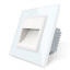 Светильник для лестниц подсветка пола Livolo белый стекло (722800611) Доманівка