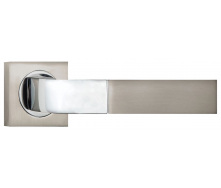 Ручка дверна Siba Belek на розетці А02 матовий нікель Хром (22 07) A48 0 22 07 55X55