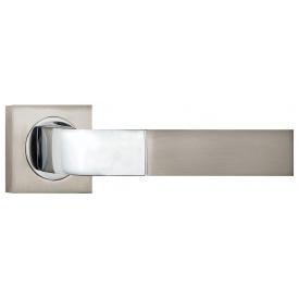 Ручка дверна Siba Belek на розетці А02 матовий нікель Хром (22 07) A48 0 22 07 55X55