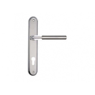Дверна ручка на планці під ключ (85 мм) SIBA Assisi матовий Нікель-хром