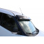 Козырек на лобовое стекло (черный глянец, 5мм) для Fiat Doblo III 2010-2022 гг. Суми