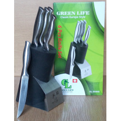 Набор ножей Green Life GL-0065 Кропивницький