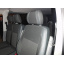 Авточехлы (кожзам и ткань, Premium) Полный салон и передние (1 и 1) для Volkswagen T5 Caravelle 2004-2010 гг. Свеса