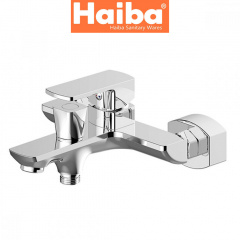 Смеситель для ванны короткий нос HAIBA Oscar EURO (Chr-009) 1 Чернівці