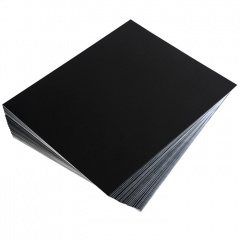 Фторопласт марки Ф4К20, лист, товщина 12,0 мм, розмір 1000х1000 мм, чорного кольору Ромни
