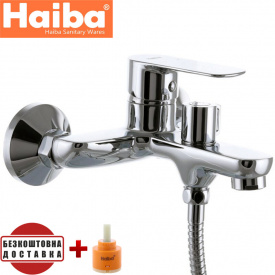 Смеситель для ванны короткий нос HAIBA ASIO EURO Chr-009