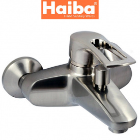 Смеситель для ванны короткий нос HAIBA HANSBERG RS-009 Нержавейка