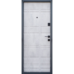Входная дверь Форт Нокс Оптима Оксид светлый 860х2050 мм Вишневое