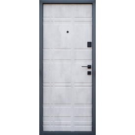 Входная дверь Форт Нокс Оптима Оксид светлый 860х2050 мм