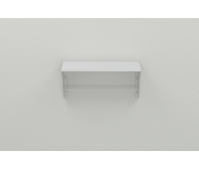 Полиця настінна Ferrum-decor Комфі 260x500x240 метал Білий ДСП Біле 16 мм (KOM0008)