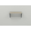 Полиця настінна Ferrum-decor Комфі 260x700x240 метал Сірий ДСП Сонома 16 мм (KOM0060) Одеса