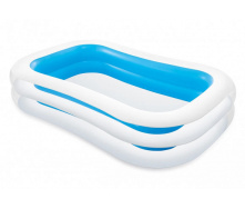 Надувной бассейн прямоугольный Intex Swim Center 262х175х56 см Светло-голубой (56483)