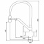 Кухонний змішувач для питної води KOER KB-72006-05 (KR3380) Житомир