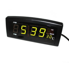 Настольные электронные часы Caixing CX-818 Черный (PROCX-818-1) Дубно