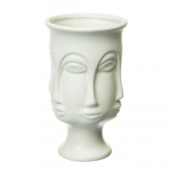 Декоративная ваза White Face 21х14 см Lefard 18723-001 Єланець