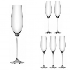 Набор бокалов для шампанского Lora Бесцветный H50-047-6 220ml Київ