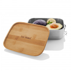 Контейнер для пищи Tatonka Lunch Box I 1000 Bamboo Серебристый Ровно