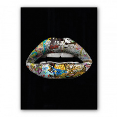 Картина Malevich Store Graffiti Lips 60x80 см (P0460) Київ