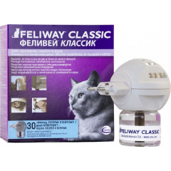 Диффузор + сменный блок успокаивающее средство для кошек во время стресса Ceva Feliway Classic Феливей Классик 48 мл (3411112255061) Одеса