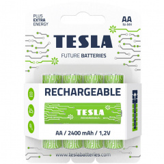 Батарейки аккумуляторные TESLA AA GREEN+ RECHARGEABLE HR6 4 штуки (AA RECHARGEABLE+) Суми