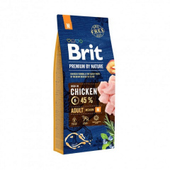 Сухой корм для взрослых собак средних пород Brit Premium Adult M 15 кг Днепр