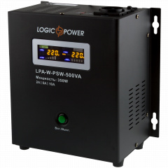 ИБП LogicPower LPA-W-PSW-500VA (350Вт) 2A/5A/10A 12В с правильной синусоидой Харків