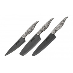 Набор из 3-х ножей Samura INKA (SIN-0220B) Луцьк