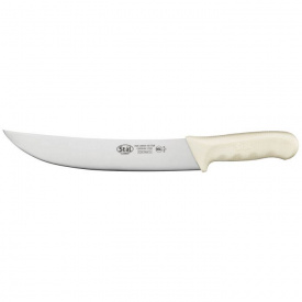 Нож изогнутый WINCO STAL белый пластиковая ручка 24 см (04277)