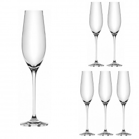 Набор бокалов для шампанского Lora Бесцветный H50-047-6 220ml