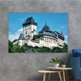 Картина на холсте KIL Art Замок в Чешской Республике 81x54 см (237)