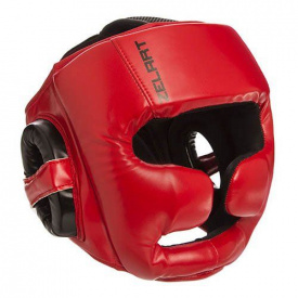 Шлем боксерский с полной защитой BO-1355 Zelart M Красный (37363096)