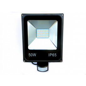 Прожектор с датчиком движения Brille LED IP65 50W HL-13 Черный L123-020