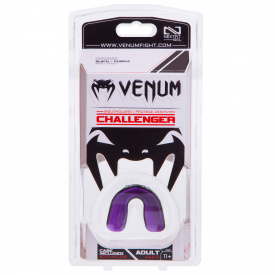 Капа боксерская односторонняя VENUM CHALLENGER VN0618 Черный-фиолетовый