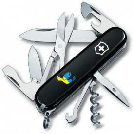 Складной нож Victorinox Climber Ukraine 91 мм 14 функций Голубь мира (1.3703.3_T1036u)