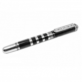 Ручка-роллер Gianni Terra Black Черно-серебристый корпус (HHB/R(black)